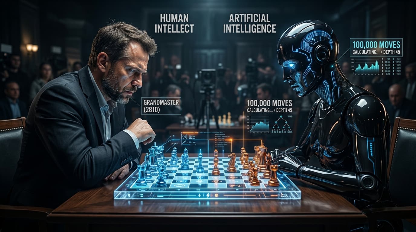 Human vs Machine: The Grandmaster Chess Standoff