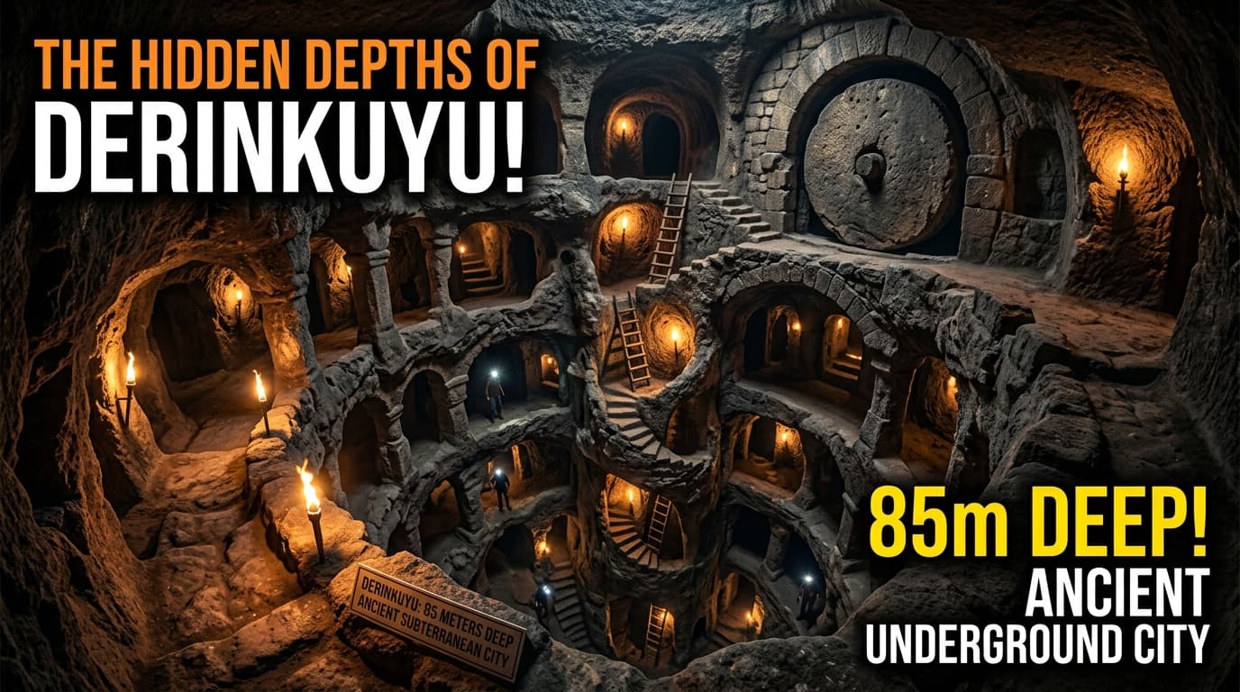 Derinkuyu: The 85-Meter Subterranean Mystery