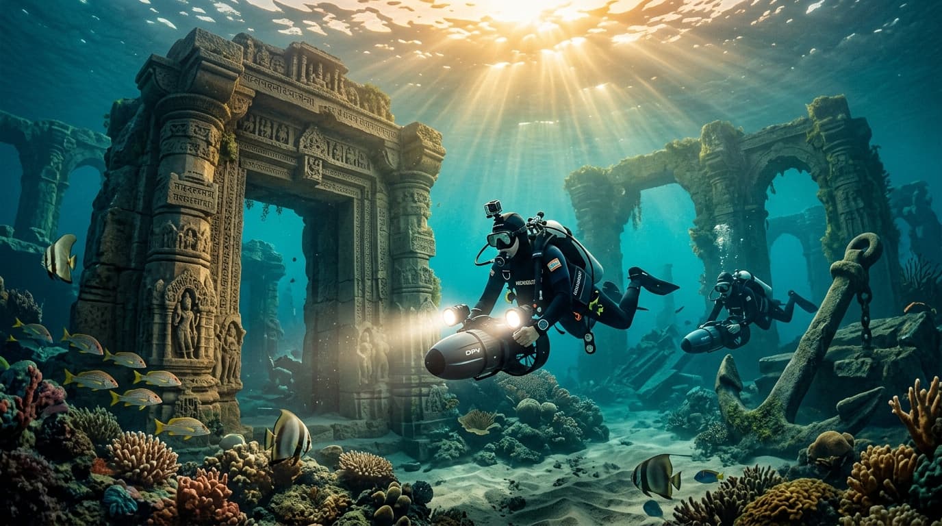 Dwarka: The 9,000-Year-Old Sunken Golden City of India