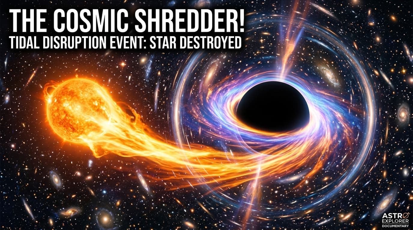 The Cosmic Shredder: Supermassive Black Hole Eats a Giant Star