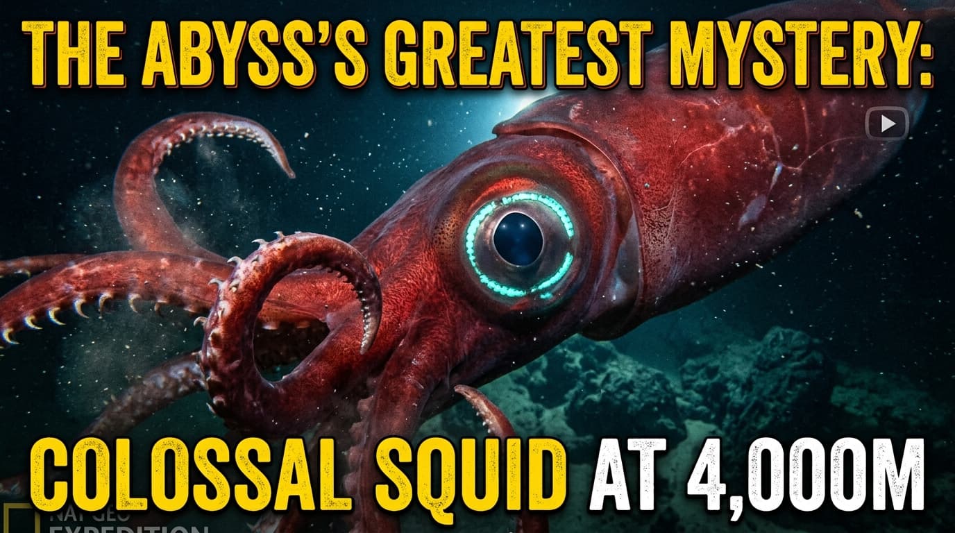 The Abyss’s Greatest Mystery: Colossal Squid at 4,000M