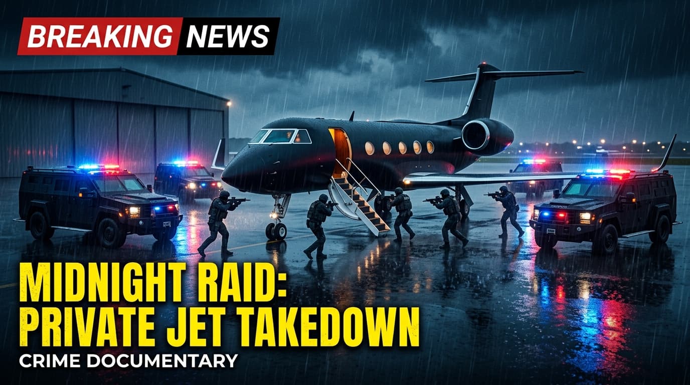 Midnight Runway Raid: Surrounding the Fugitive's Gulfstream