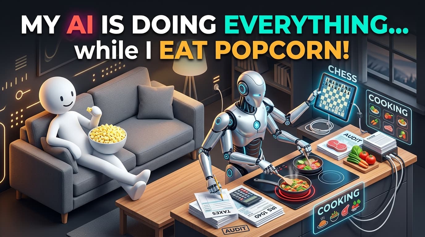 My AI Is Doing Everything... While I Eat Popcorn!