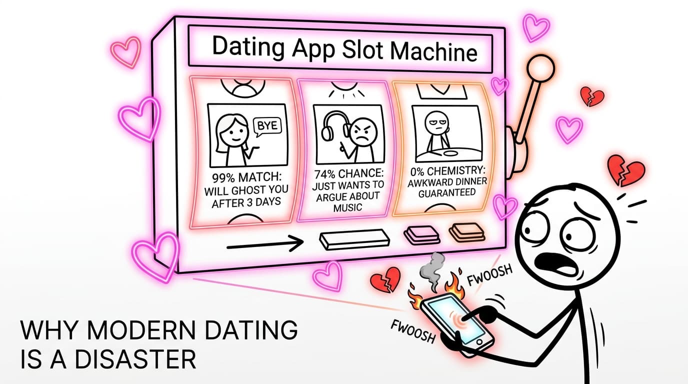 Dating App Slot Machine: Why Modern Dating Is A Disaster