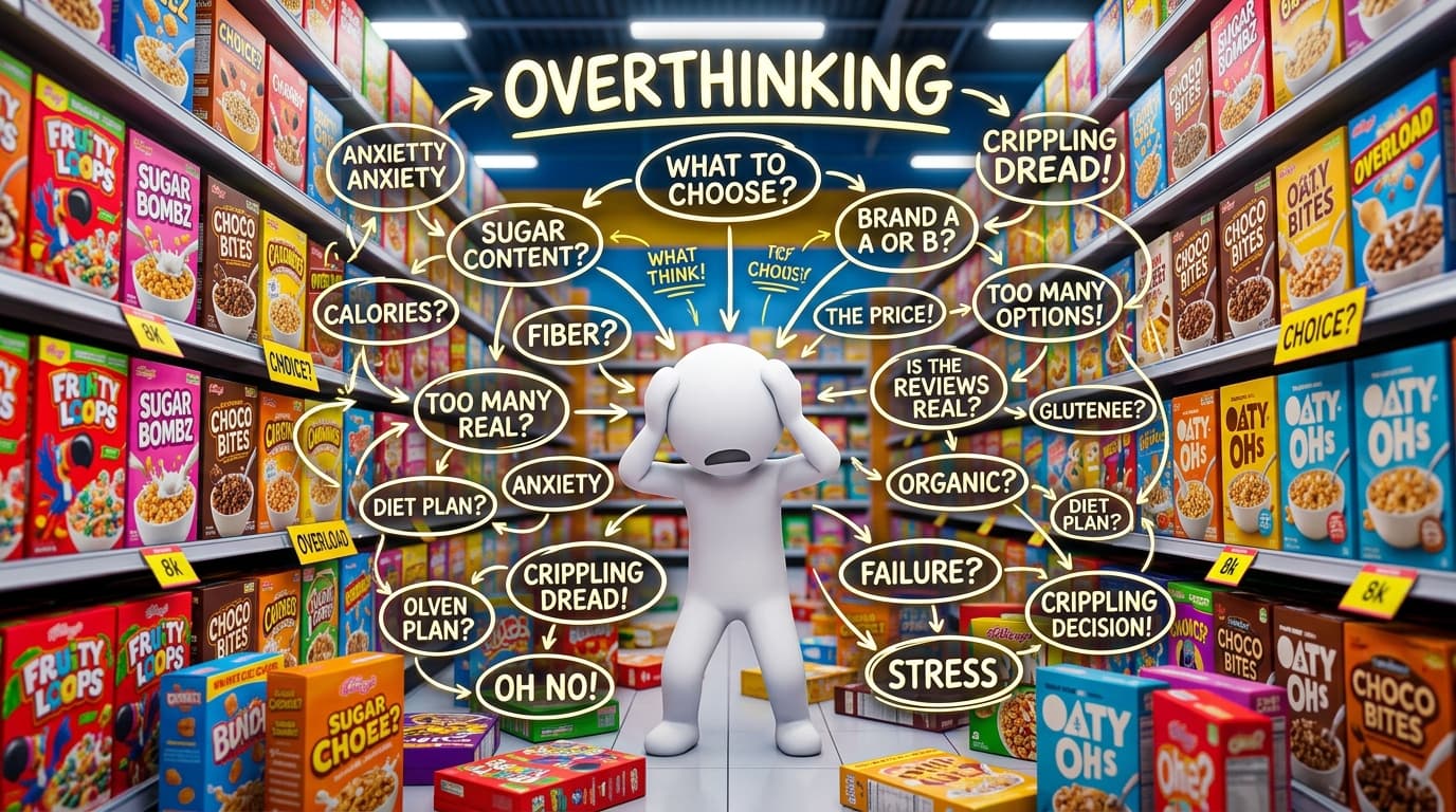 Overthinking: Crippling Decision Paralysis in the Cereal Aisle