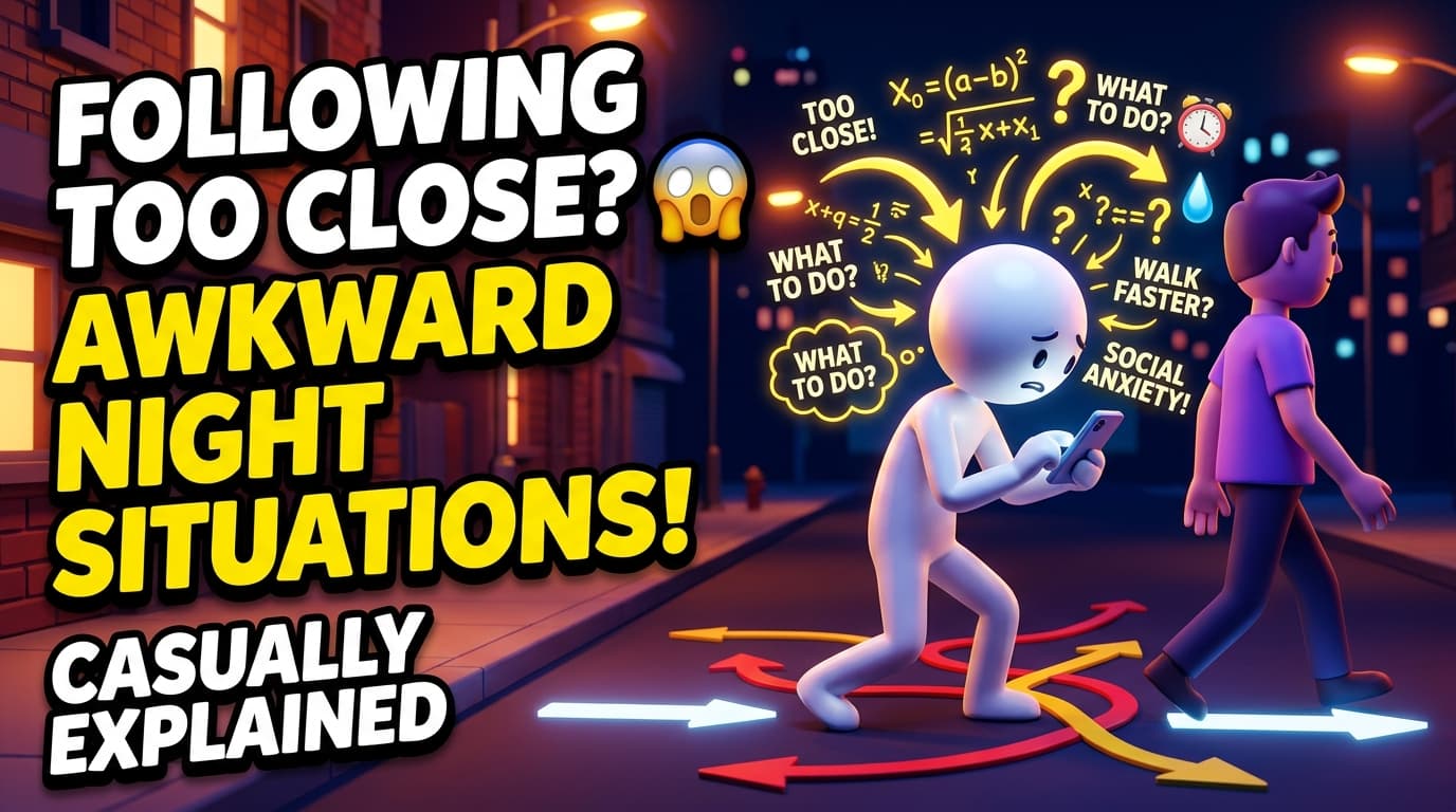 Following Too Close? Awkward Sidewalk Overthinking