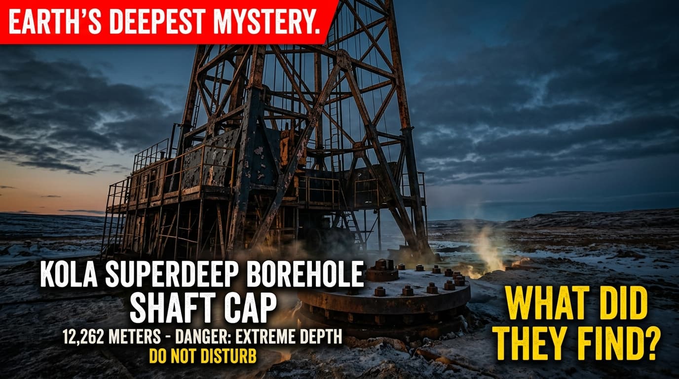 Earth’s Deepest Mystery: Kola Superdeep Borehole Shaft Cap