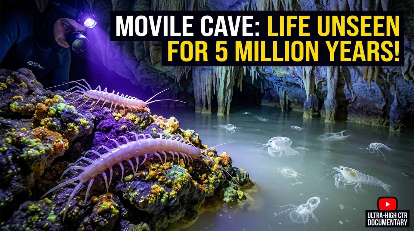 Movile Cave: Life Unseen For 5 Million Years in Sulfuric Waters