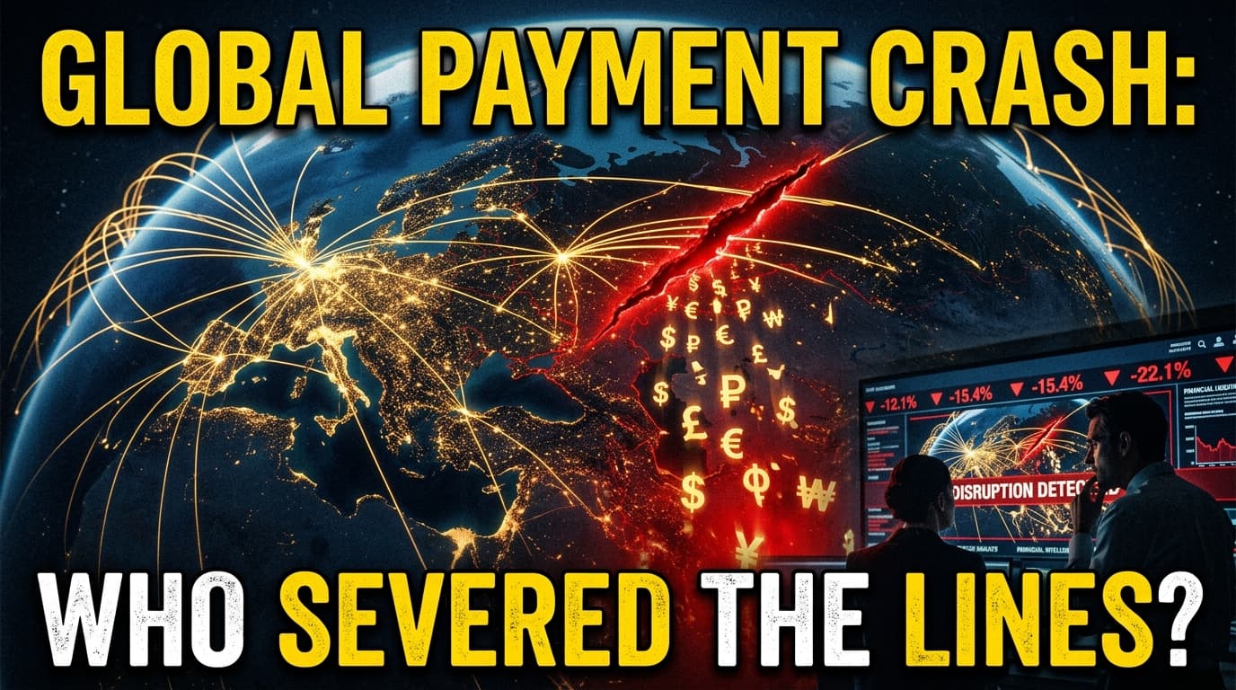 Global Payment Crash: Who Severed the Financial Wire Lines?