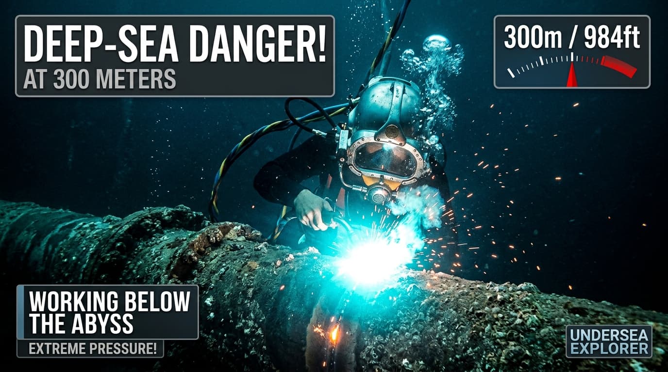 Hyperbaric Underwater Welding: 1,000 Feet Below the Surface