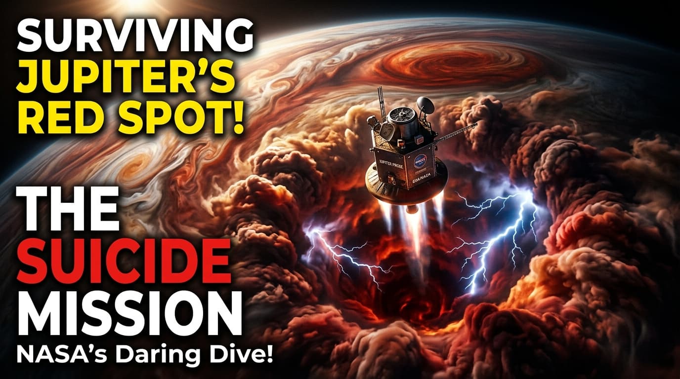 NASA Suicide Dive: Penetrating Jupiter’s Red Spot