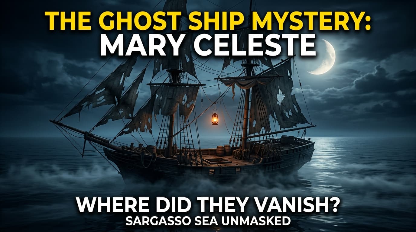 The Mary Celeste Ghost Ship: Abandoned in the Sargasso Sea