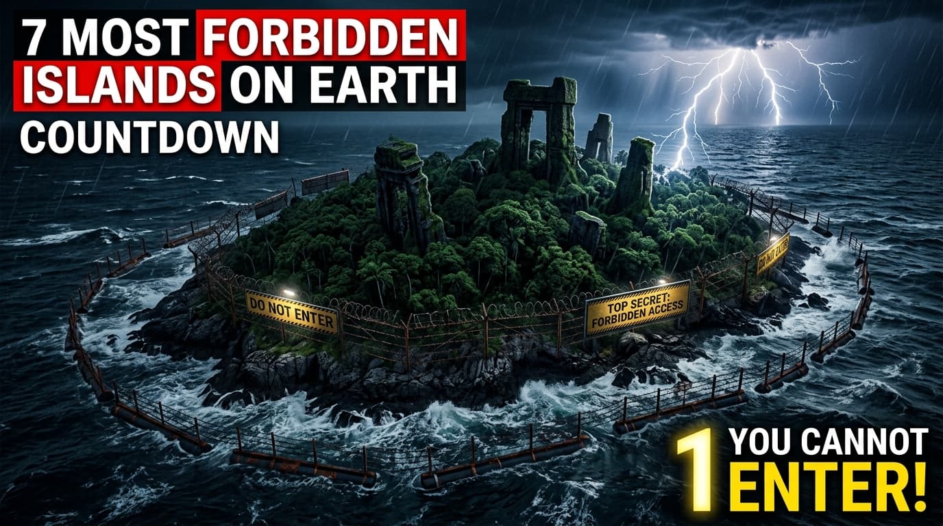 7 Most Forbidden Islands On Earth Countdown