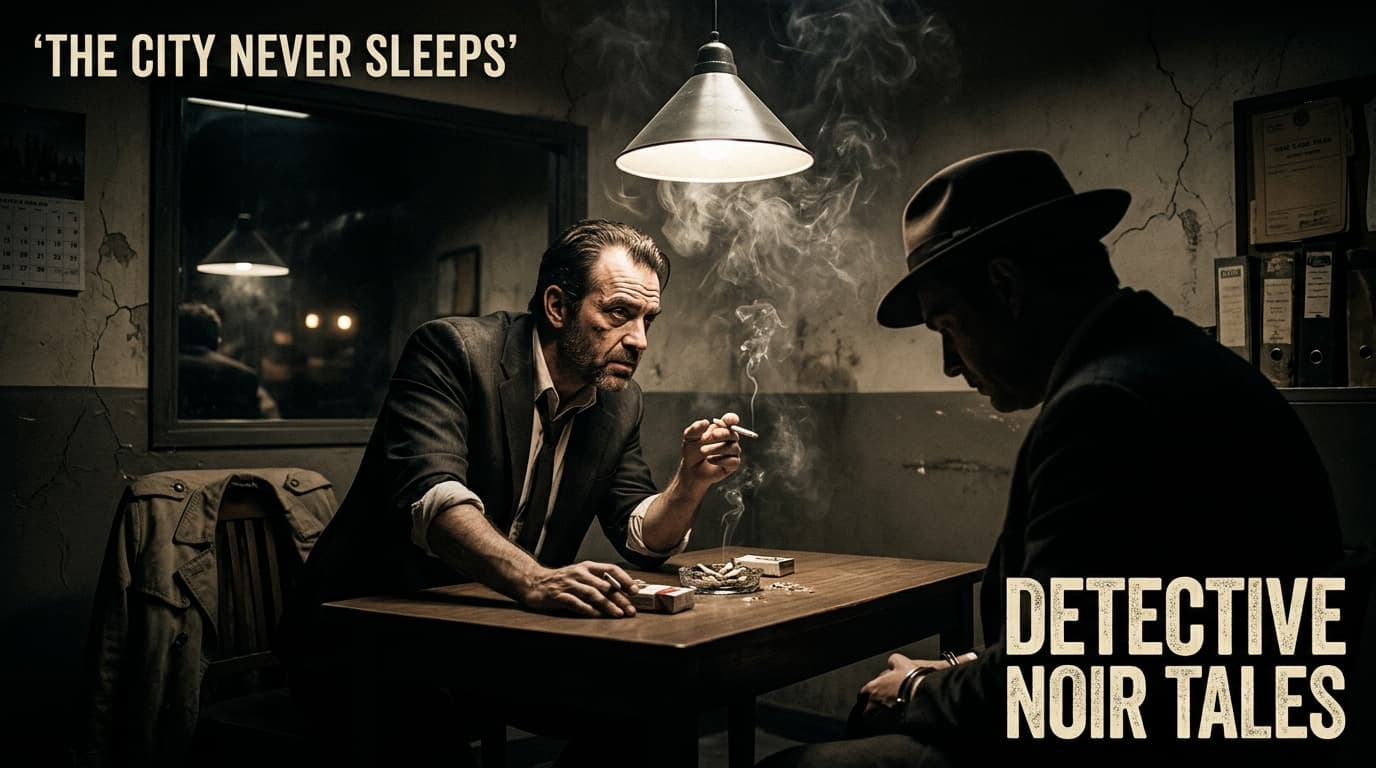 The City Never Sleeps: 1950s Detective Interrogation