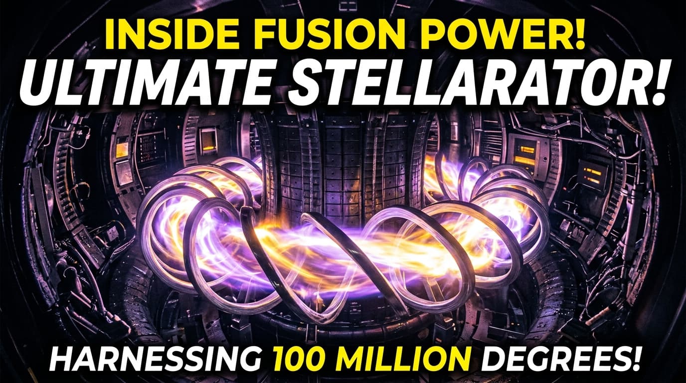 Inside Fusion Power: Ultimate Stellarator at 100M Degrees