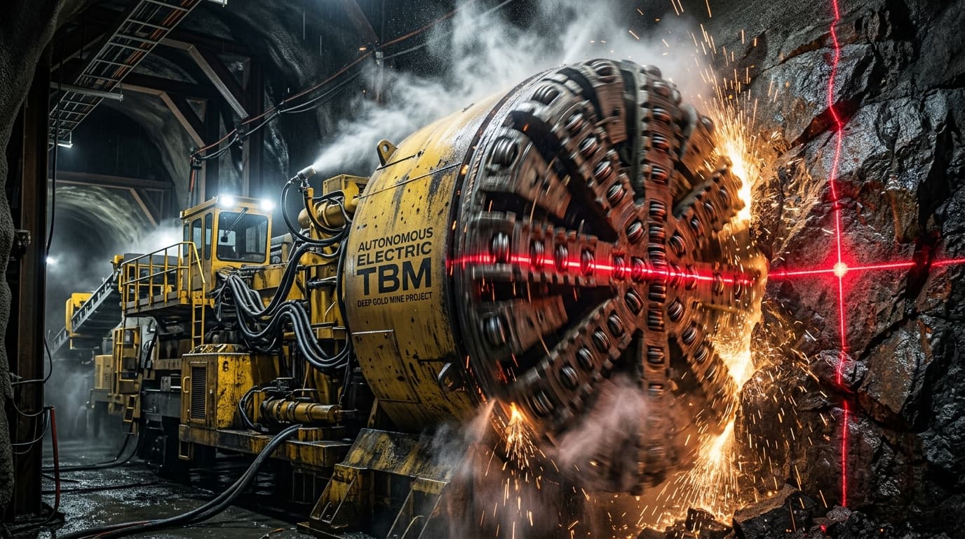 The 3,000m Electric Mole: Autonomous Hard-Rock Tunnel Boring