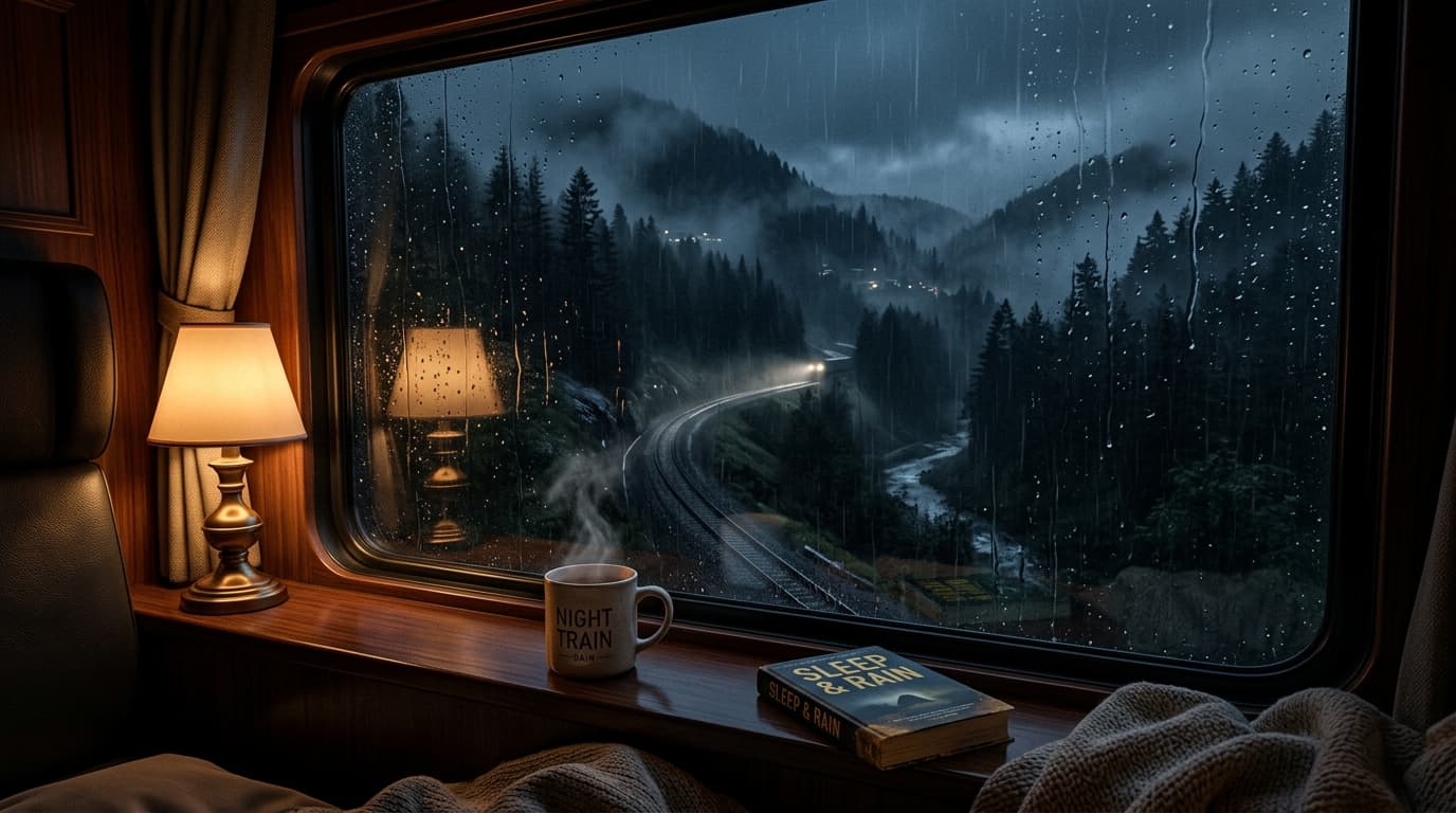 Rain on the Orient Express: Midnight Alpine Sleeper Carriage