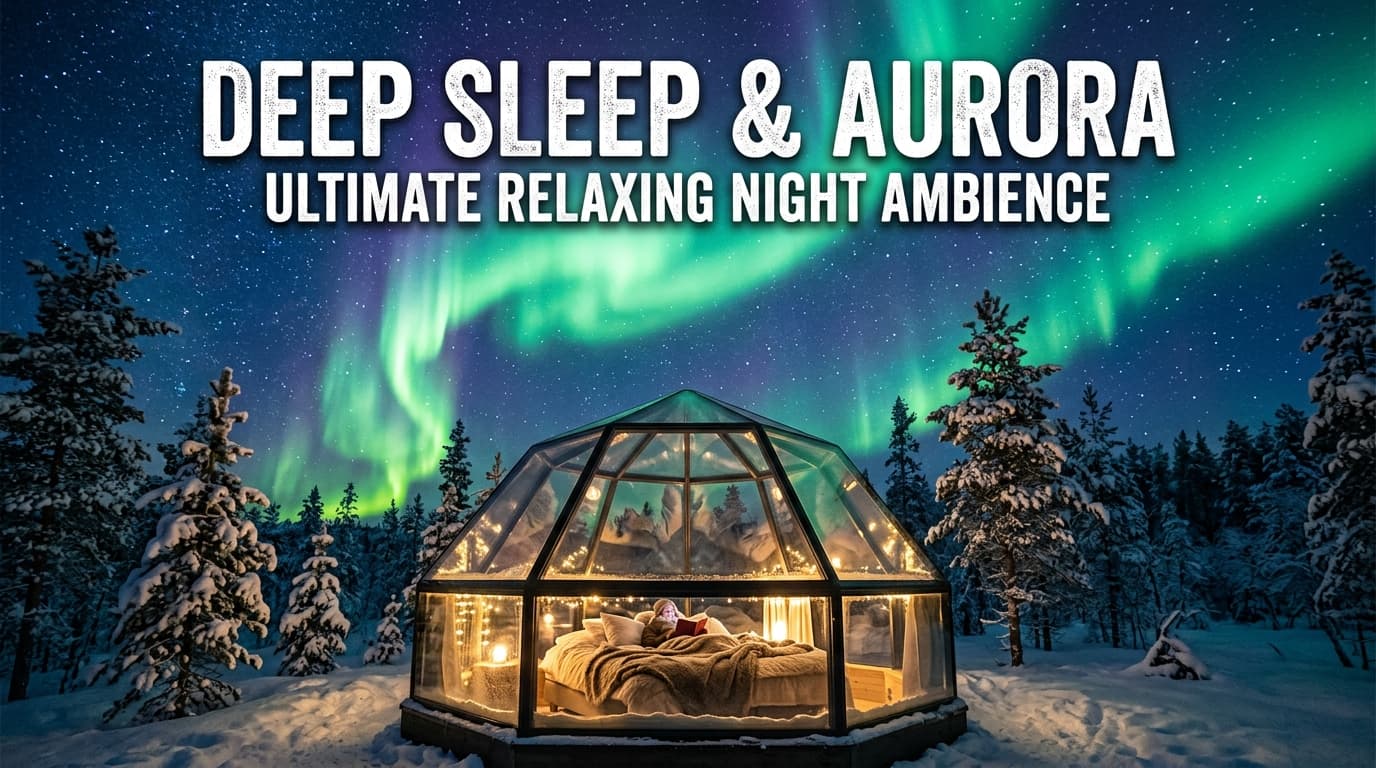 Deep Sleep & Aurora: Ultimate Lapland Glass Igloo Ambience