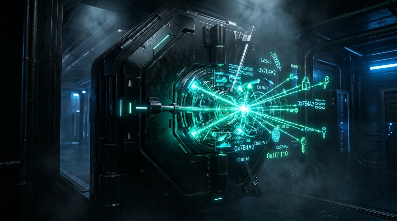 Quantum Obsidian Bank Vault